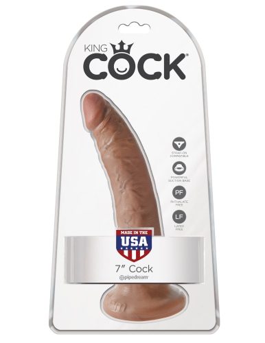 7" Cock  Tan - Élethű dildó 17,8 cm