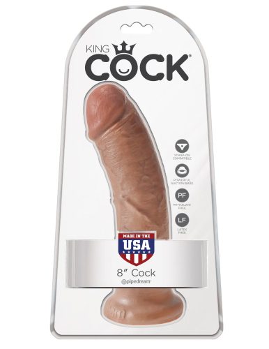 8" Cock  Tan - Élethű dildó 20,3 cm