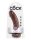 8" Cock - Barna, élethű dildó 20,3 cm