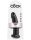 9" Cock  Black - Élethű dildó 22,8 cm