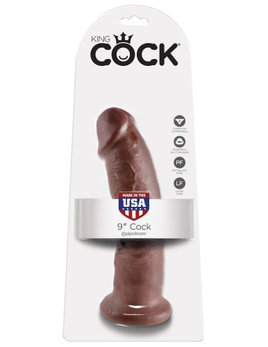 9" Cock  Brown - Élethű dildó 22,8 cm