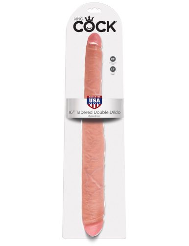 16" Tapered Double Dildo  Light - Dupla dildó 40,6 cm