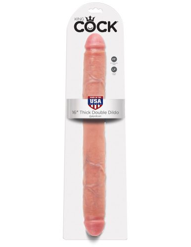16" Thick Double Dildo  Light - Dupla dildó 40,6 cm
