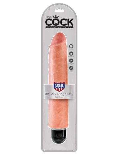 10" Vibrating Stiffy  Light - Élethű vibrátor 30 cm