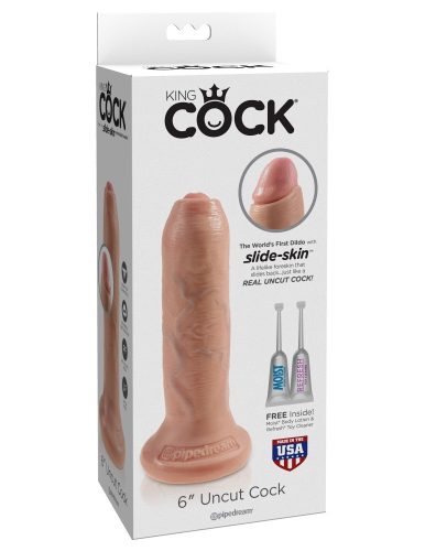 6" Uncut  Light - Élethű dildó 15,2 cm
