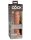 8" Dual Density Vibrating Silicone Cock  Tan - Élethű vibrátor 20 cm