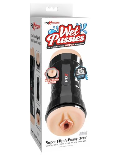 Wet Pussies - Super Flip-A-Pussy Over - Light - Maszturbátor, élethű vagina
