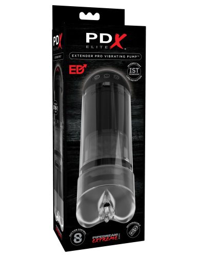 Extender Pro Vibrating Pump  - Vibrátoros, szívó funkciós péniszpumpa