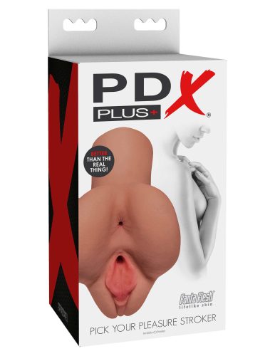 Pick Your Pleasure Stroker  Tan - Élethű vagina