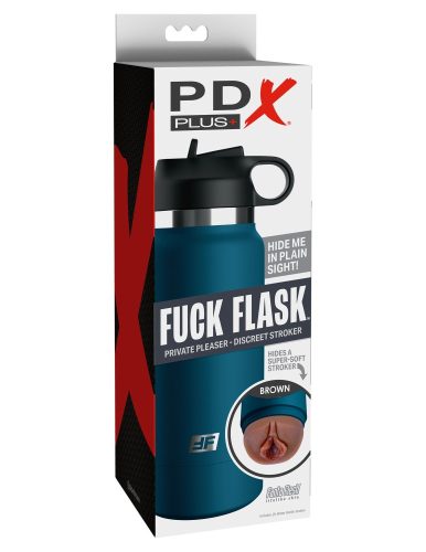 Fuck Flask Private Pleaser Discreet Stroker Brown - Élethű vagina, maszturbátor