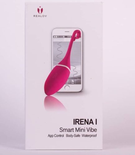 Realov Irena Smart Egg Pink - App vezérelt, szilikon tojásvibrátor