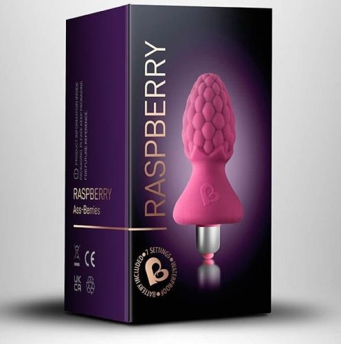 Ass-Berries 7 Raspberry - Anál plug 9,5 cm