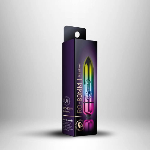 RO-80 mm 7 Speed Rainbow - Rúdvibrátor 8 cm