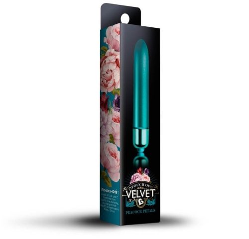 Touch Of Velvet Peacock Petals - Rúdvibrátor 9 cm