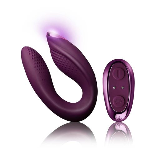 Rock-Chick Diva - Purple - Távirányítós Vibrátor 11 cm