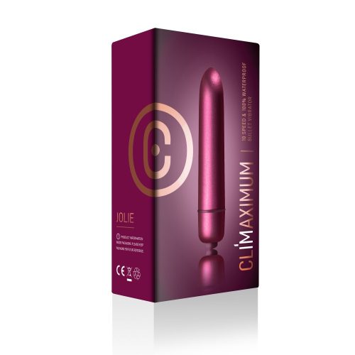 Climaximum - Jolie Burgundy - Rúdvibrátor 8,8 cm