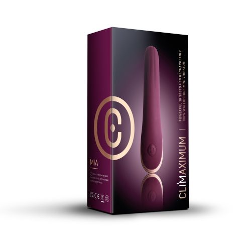 Climaximum - Mia Burgundy - Szilikon Vibrátor 13,1 cm
