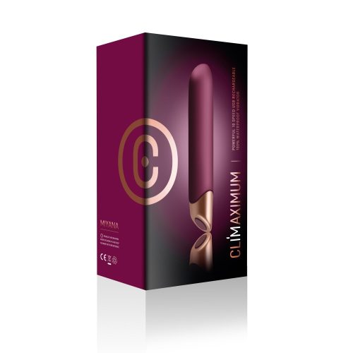 Climaximum - Miyana Burgundy - Rúdvibrátor 16 cm