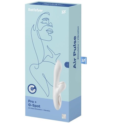 Pro + G-Spot - Klitoriszkaros G-pont vibrátor 22 cm