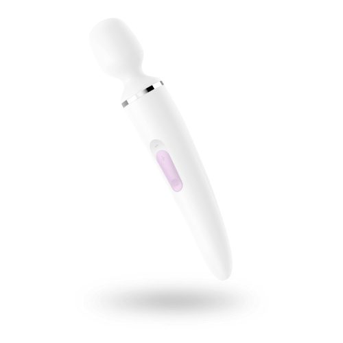 Wand-er Woman (white/chrome) - Masszírozó vibrátor