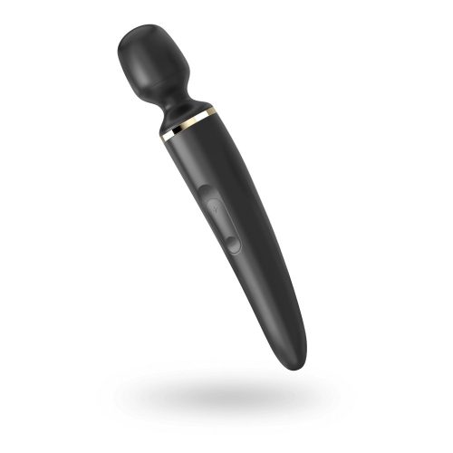 Wand-er Woman (black/gold) - Masszírozó vibrátor