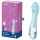 Air Pump Vibrator 5+ blue - G-pont vibrátor 20,5 cm