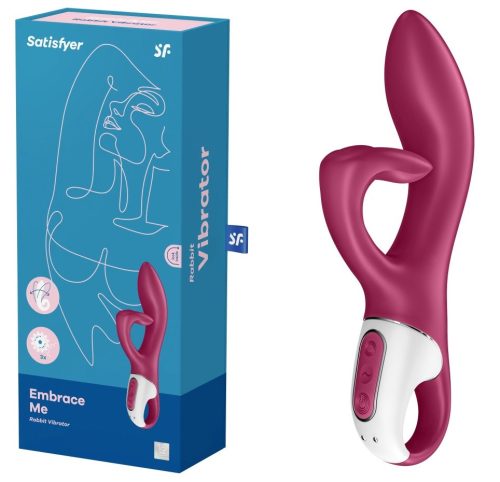 Embrace me berry - Klitoriszkaros és G-pont vibrátor Vibrátor 22 cm