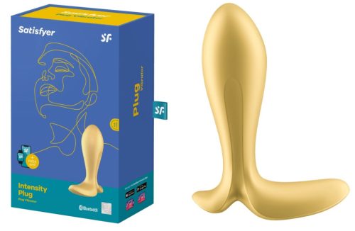 Intensity Plug gold - Vibrációs anál plug 11,3 cm