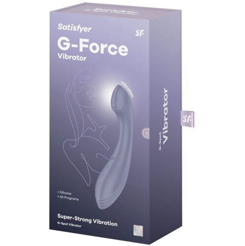 G-Force violet - G-pont vibrátor 19 cm