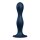 Double Ball-R dark blue - Szilikon dildó 18 cm
