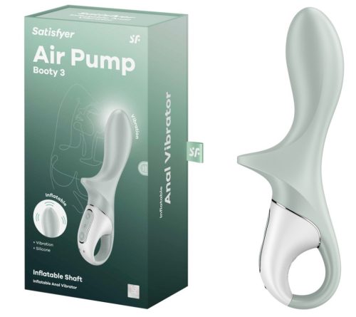 Air Pump Booty 3 greygreen - G-pont vibrátor