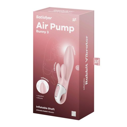 Air Pump Bunny 3 - Klitoriszkaros vibrátor 21 cm