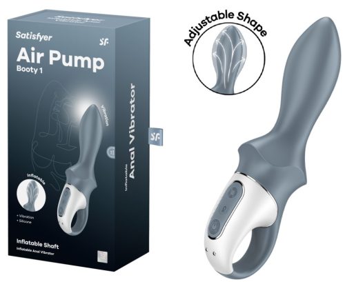 Air Pump Booty 1 - G-pont vibrátor és anál vibrátor 18,7 cm