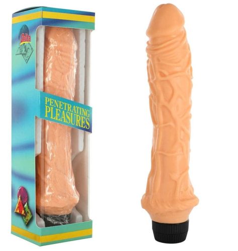 Vinyl P-Shape Vibrator 5 - Élethű vibrátor 24 cm