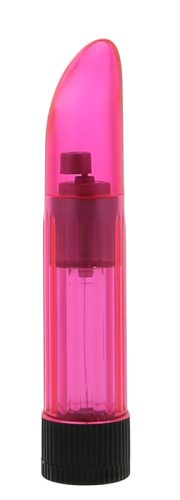 Lady Finger Vibrator Clear Pink - Rúdvibrátor 13 cm