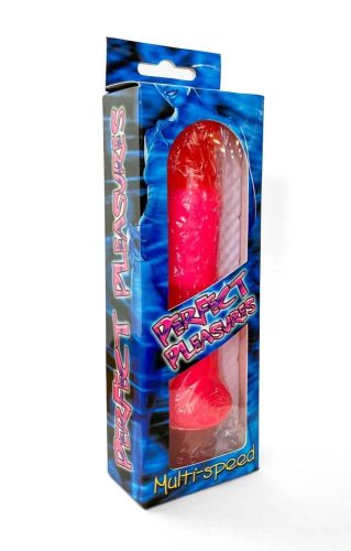 Jelly Anal Slim Jim Vibrator Pink - Élethű vibrátor 16 cm