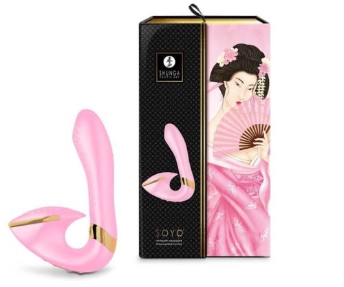 SOYO LIGHT PINK - Vibrátor 17 cm