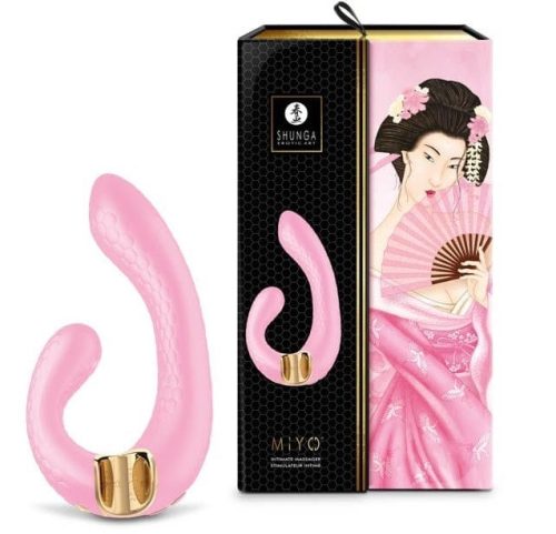 MIYO LIGHT PINK - Csiklóizgatós, G-pont Vibrátor 18,5 cm