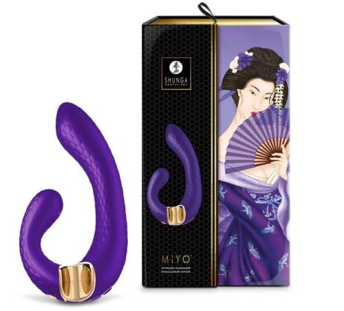 MIYO PURPLE - G-pont vibrátor 18,5 cm
