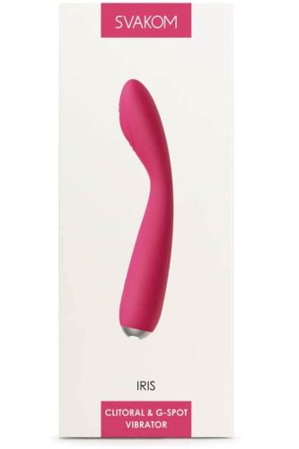 Iris Plum Red - G-pont vibrátor 18,5 cm