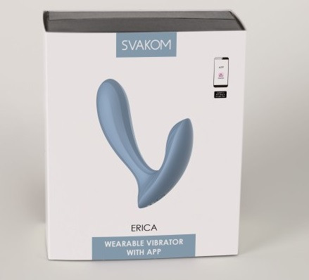 Erica Dusty Blue - G-pont vibrátor 10,4 cm
