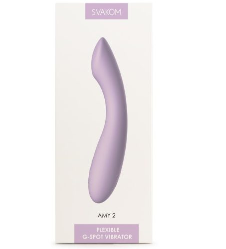 Amy 2 Pastel Lilac - G-pont vibrátor 17,4 cm