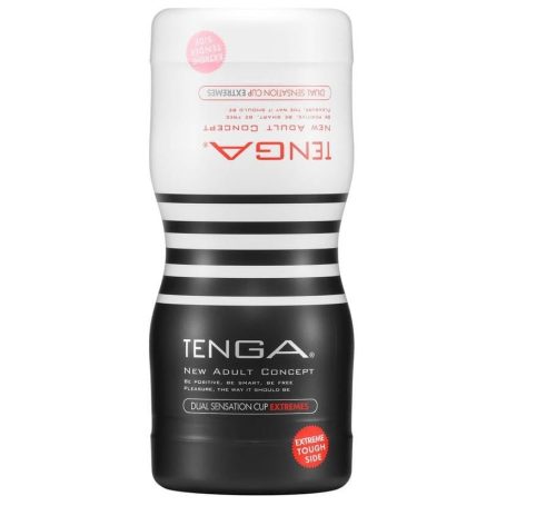 TENGA DUAL SENSATION CUP EXTREMES - Maszturbátor 15,5 cm