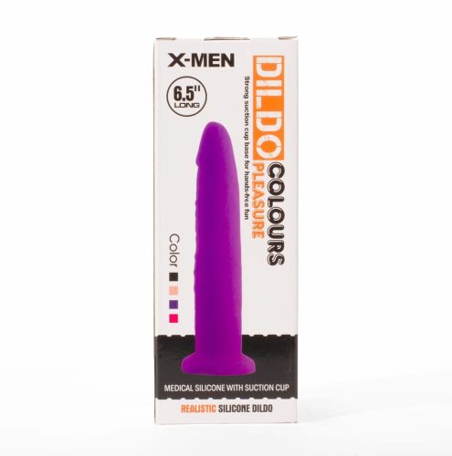 X-MEN 6.5" Dildo Colours Pleasure Flesh 2 - Élethű dildó 16,5 cm