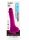 X-MEN 8.5" Dildo Colours Pleasure Black 1 - Élethű dildó 21,6 cm