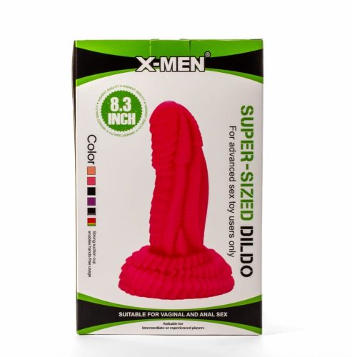 X-Men 8.3" Super Sized Dildo PVC Black - Élethű dildó 21 cm