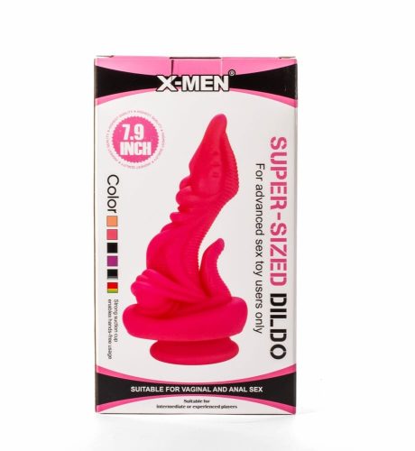 X-Men 7.9" Super Sized Dildo PVC Black I - Anál plug 20 cm