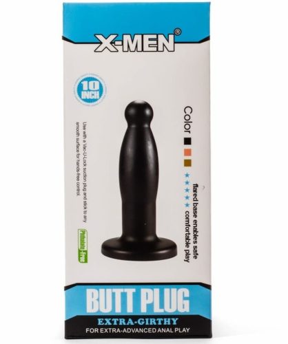 X-Men 9.45" Extra Girthy Butt Plug - Anál plug 24 cm