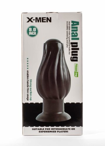 X-Men 7.5" Anal Plug Black - anál plug 19 cm