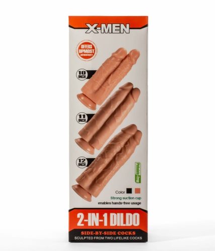 X-Men 11" 2-in-1 Dildo - Élethű, dupla dildó
